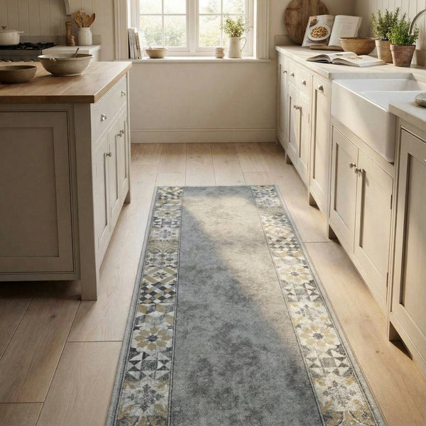 Murcia Gray Kitchen Runner