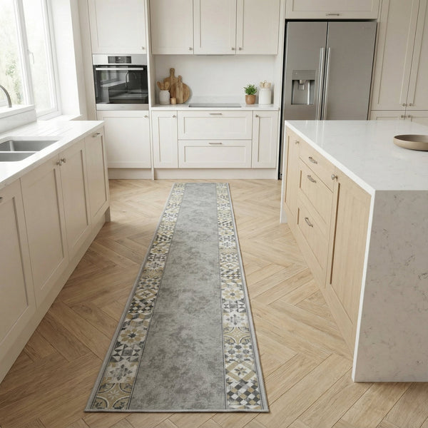 Murcia Gray Kitchen Runner