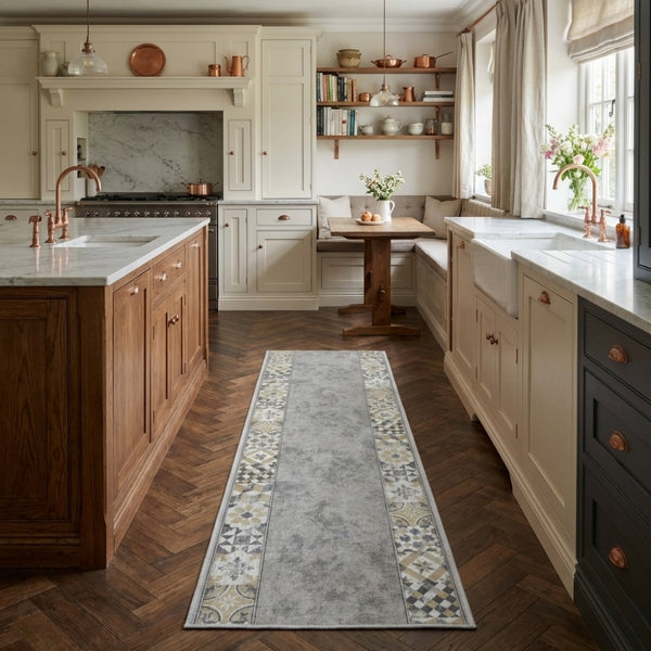 Murcia Gray Kitchen Runner