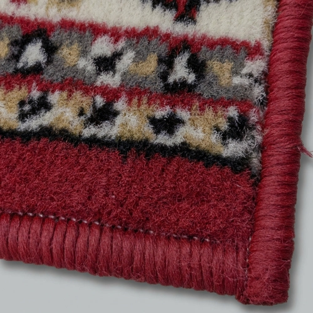 Peacock Red Kitchen Runner