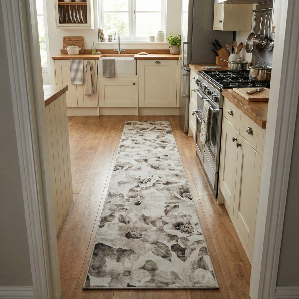 Luda Multi Washable Kitchen Runner