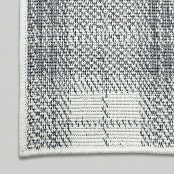 Plaid Grey Kitchen Runner