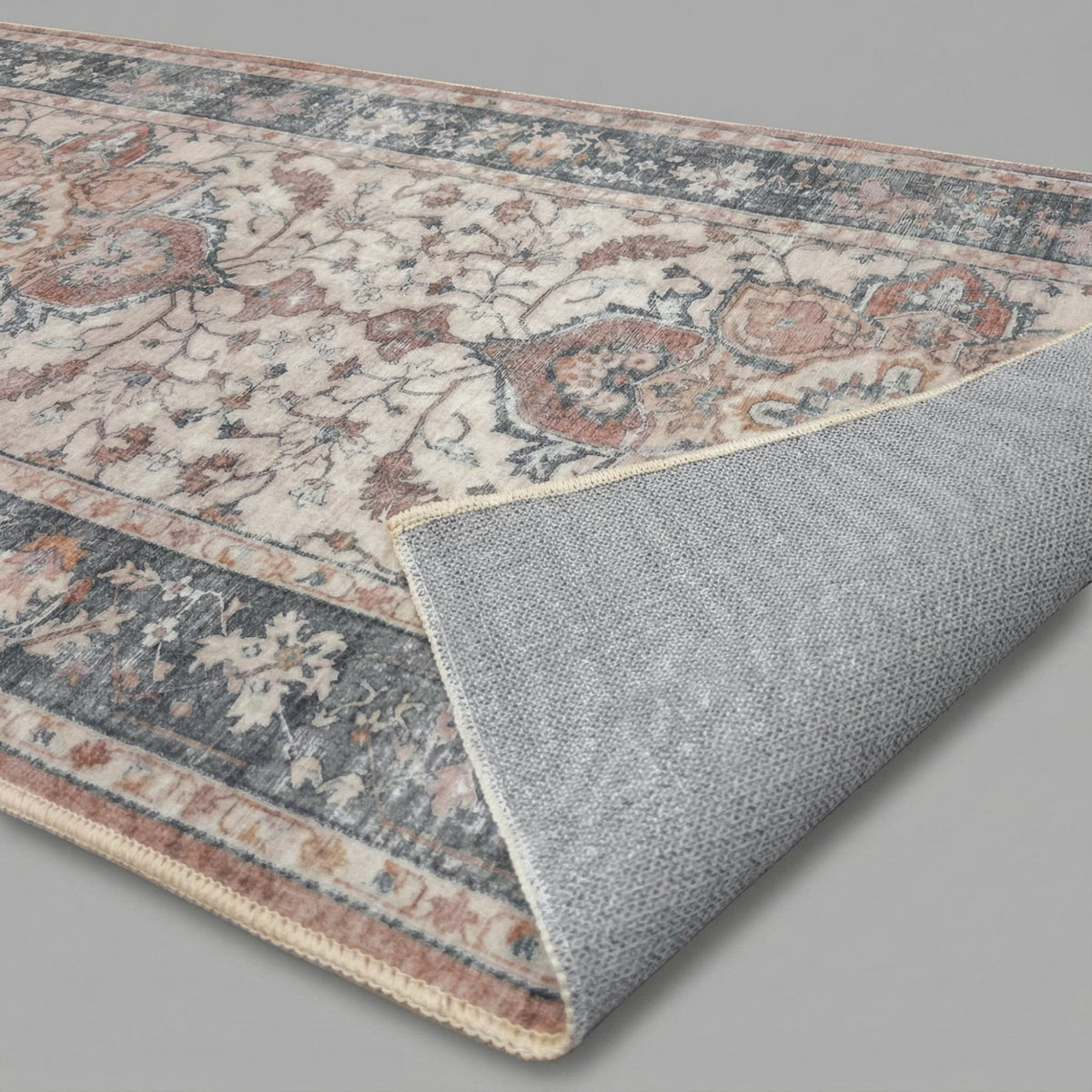 Santiago Terracotta Washable Kitchen Runner