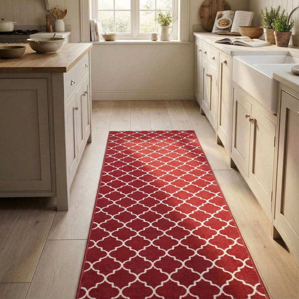 Avanti Red Kitchen Runner