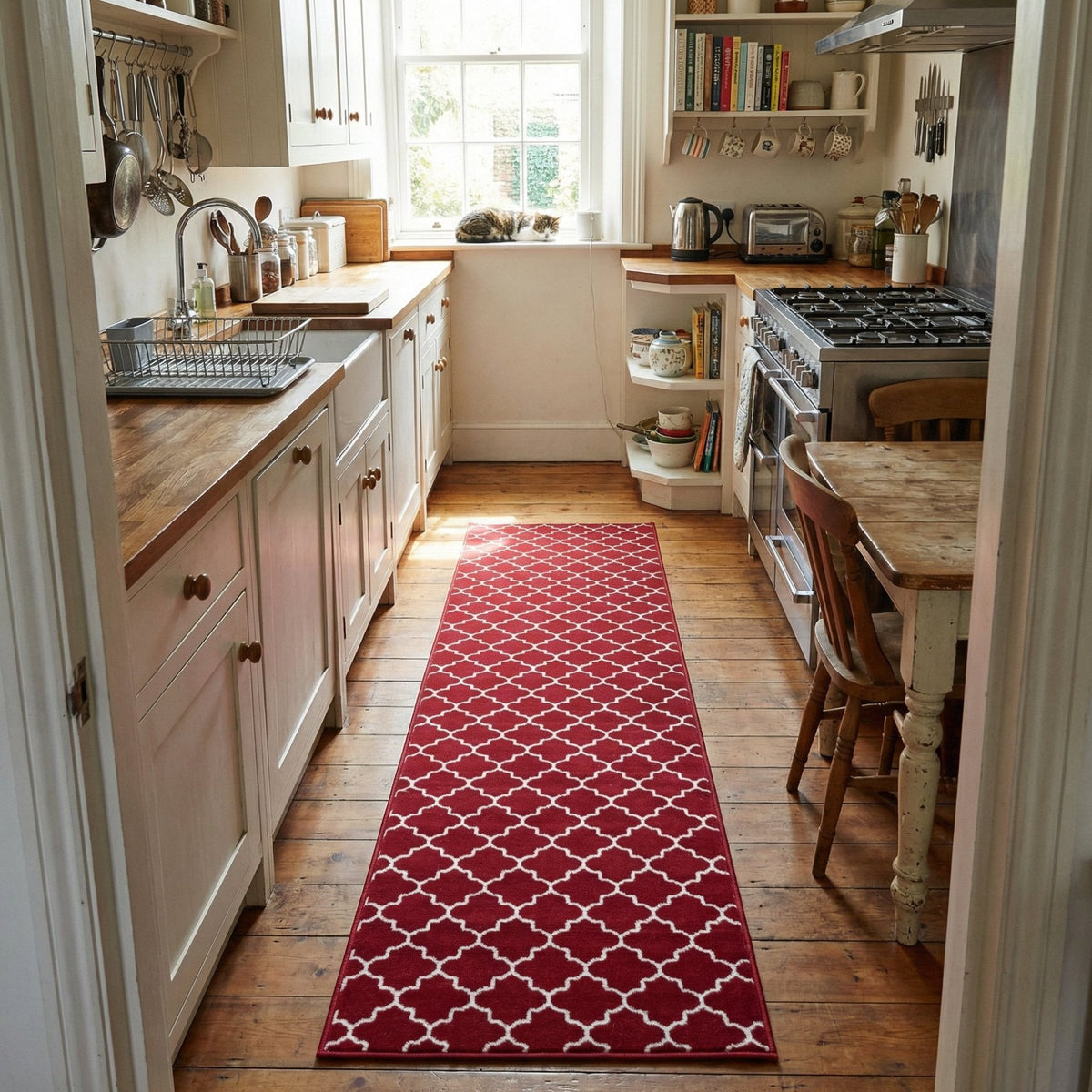 Avanti Red Kitchen Runner