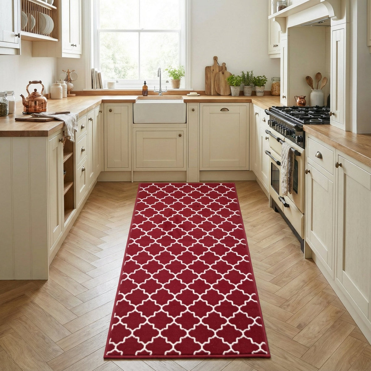 Avanti Red Kitchen Runner