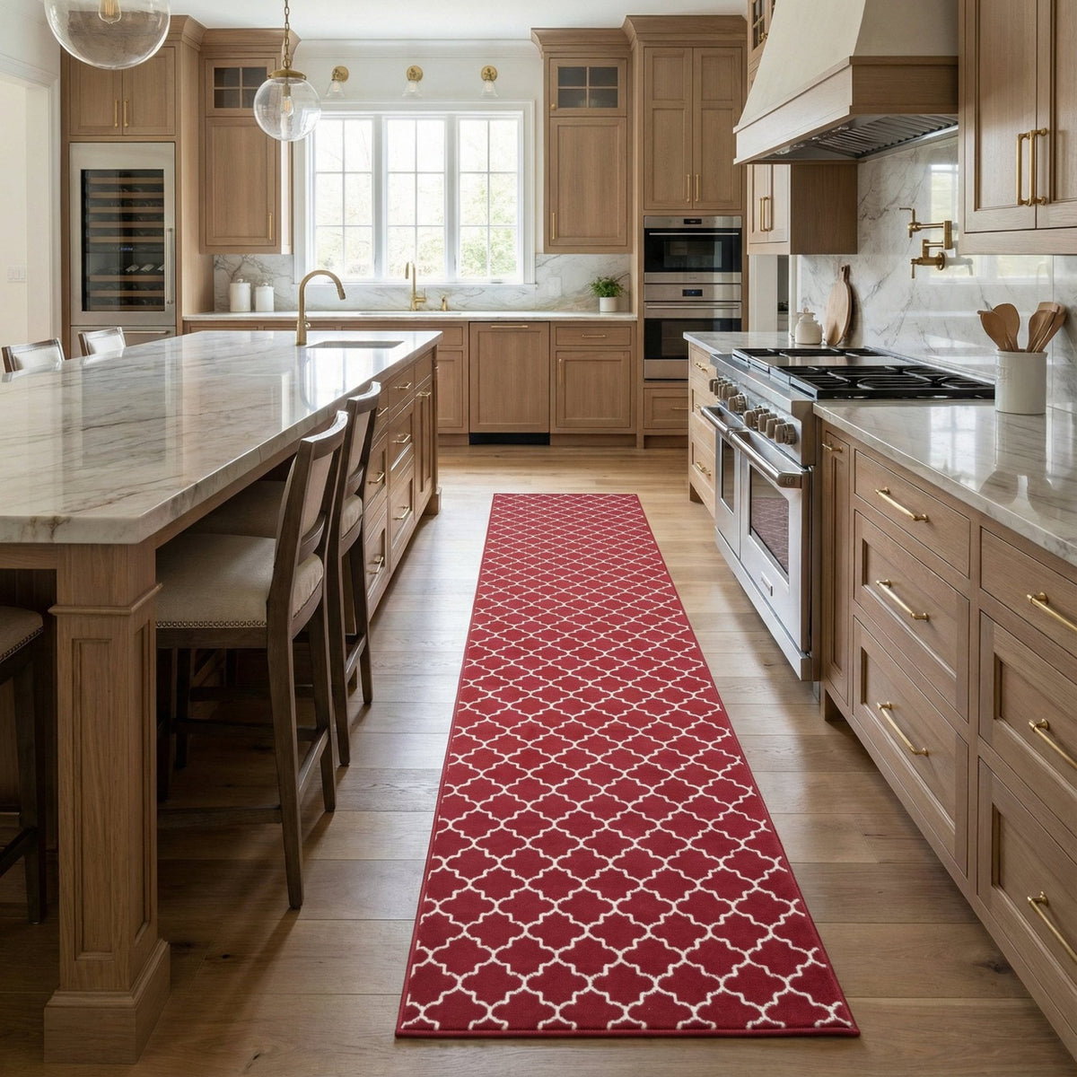 Avanti Red Kitchen Runner
