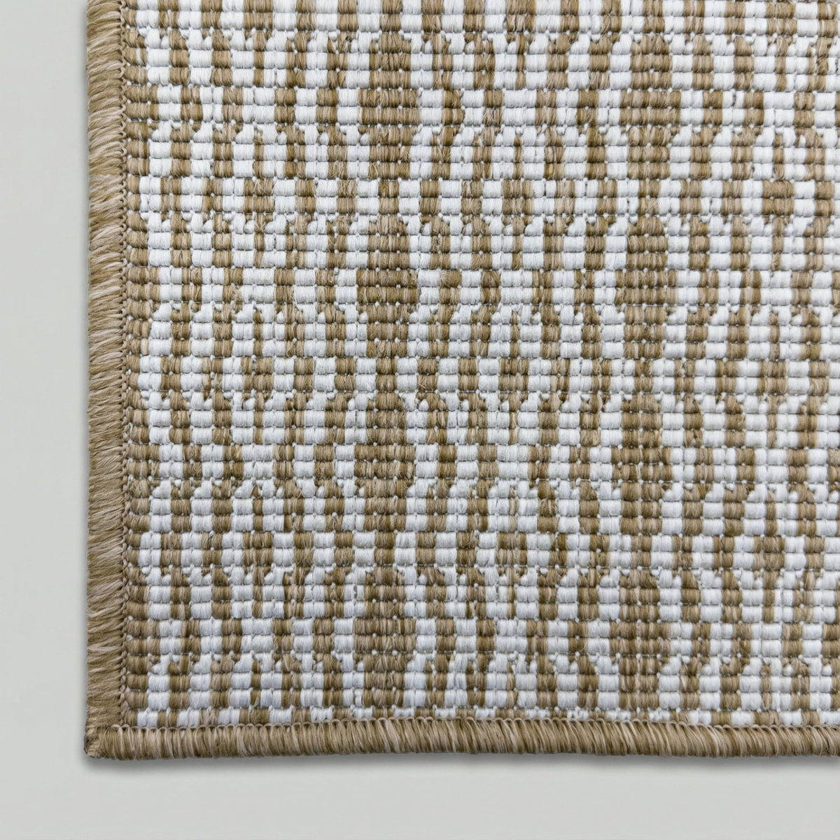 Cable Brown Kitchen Runner