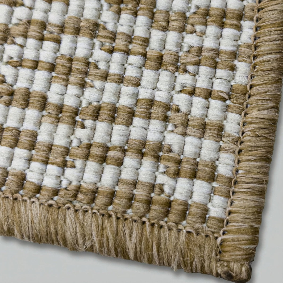 Cable Brown Kitchen Runner
