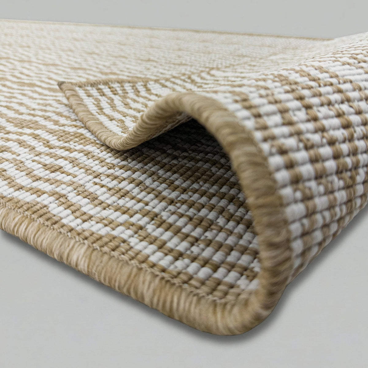 Cable Brown Kitchen Runner