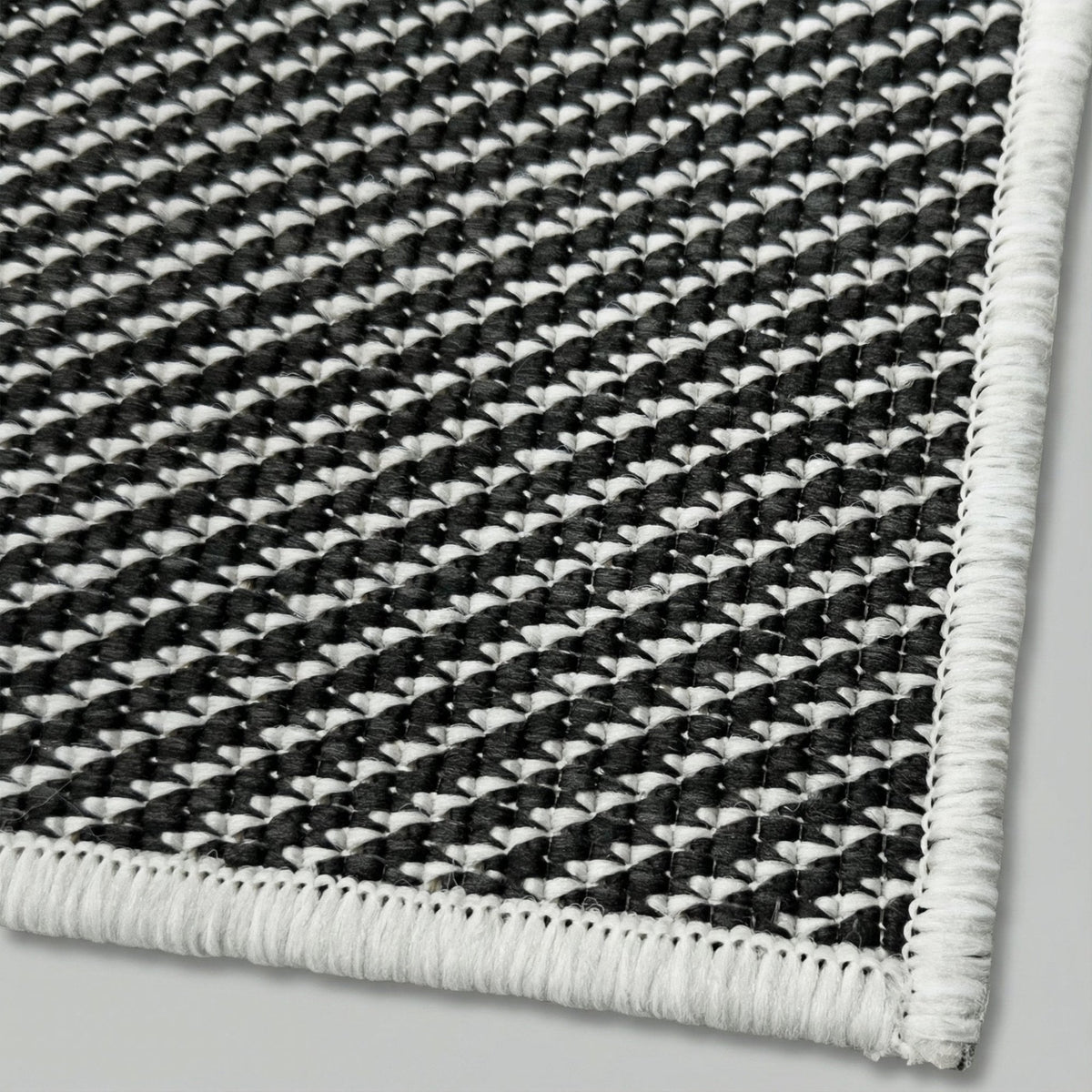 Coastal Black Kitchen Runner