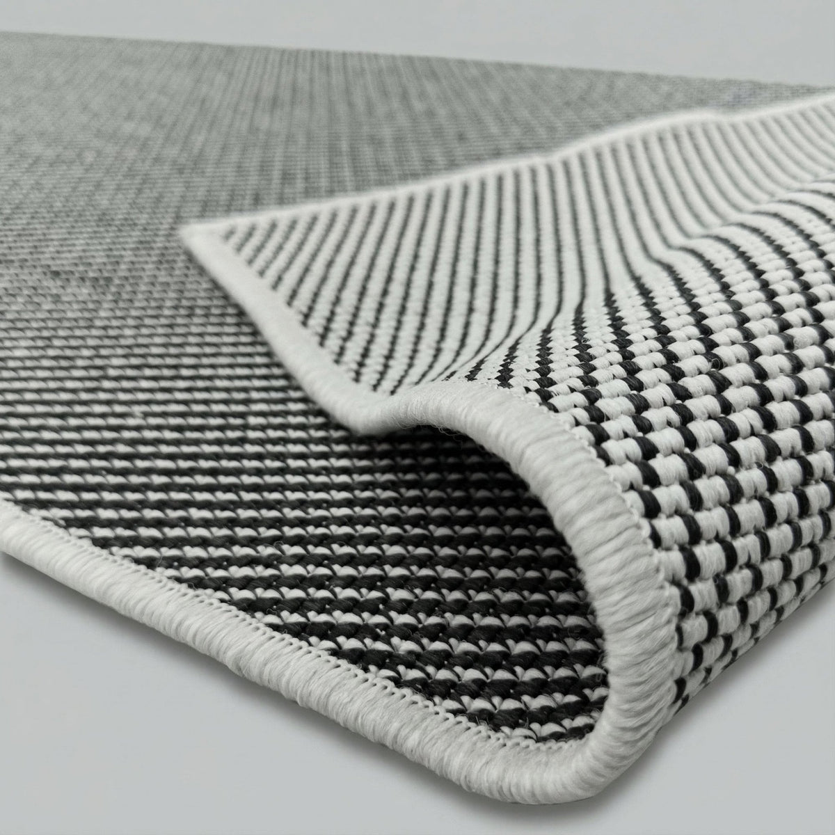 Coastal Black Kitchen Runner