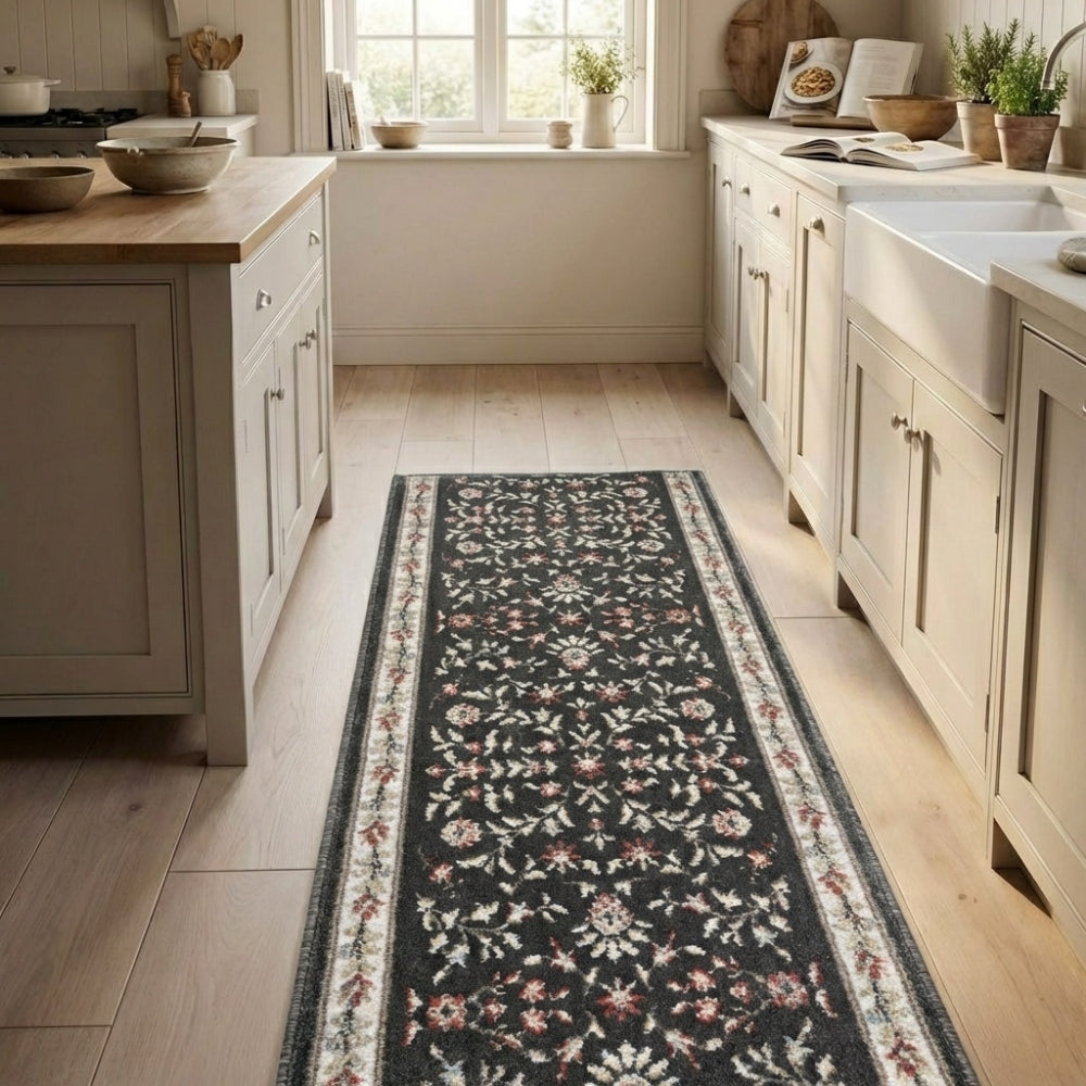Heirloom Dorothea Abbey Navajo White Kitchen Runner
