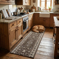 Kashan Brown Kitchen Runner