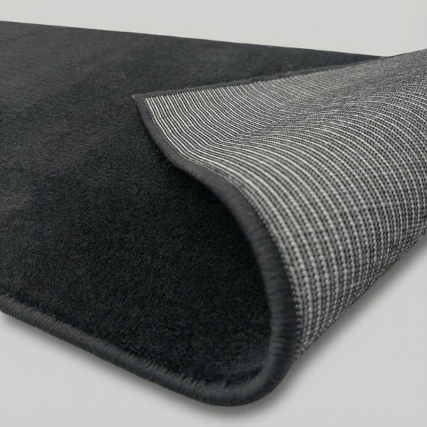 Plain Black Kitchen Runner