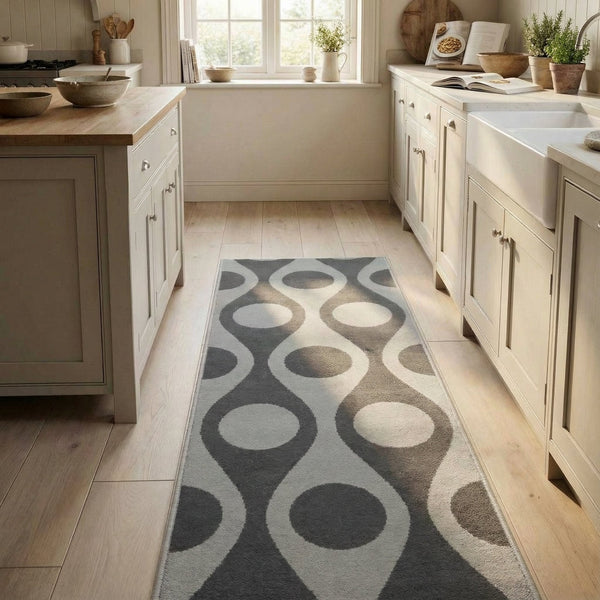 Pop Grey Kitchen Runner