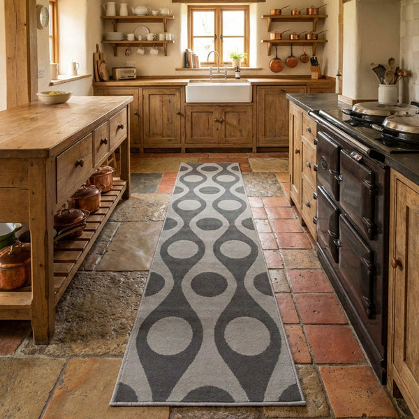 Pop Grey Kitchen Runner
