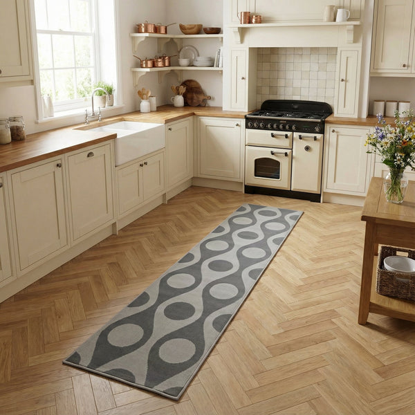 Pop Grey Kitchen Runner