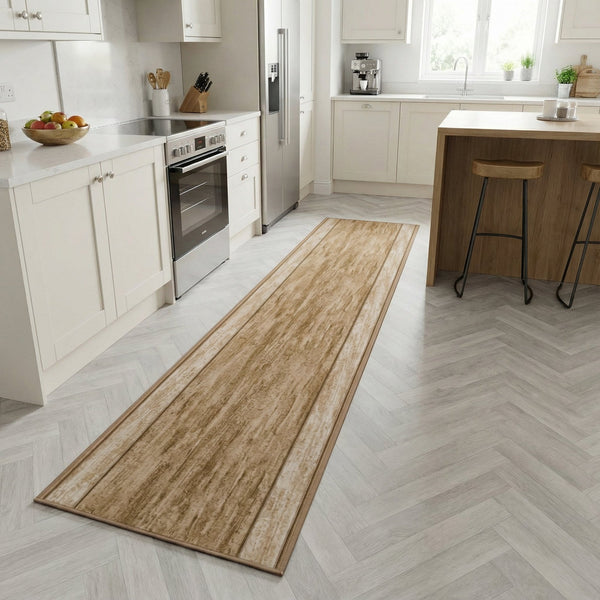 Rama Beige Kitchen Carpet Runner