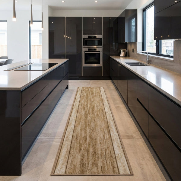 Rama Beige Kitchen Carpet Runner