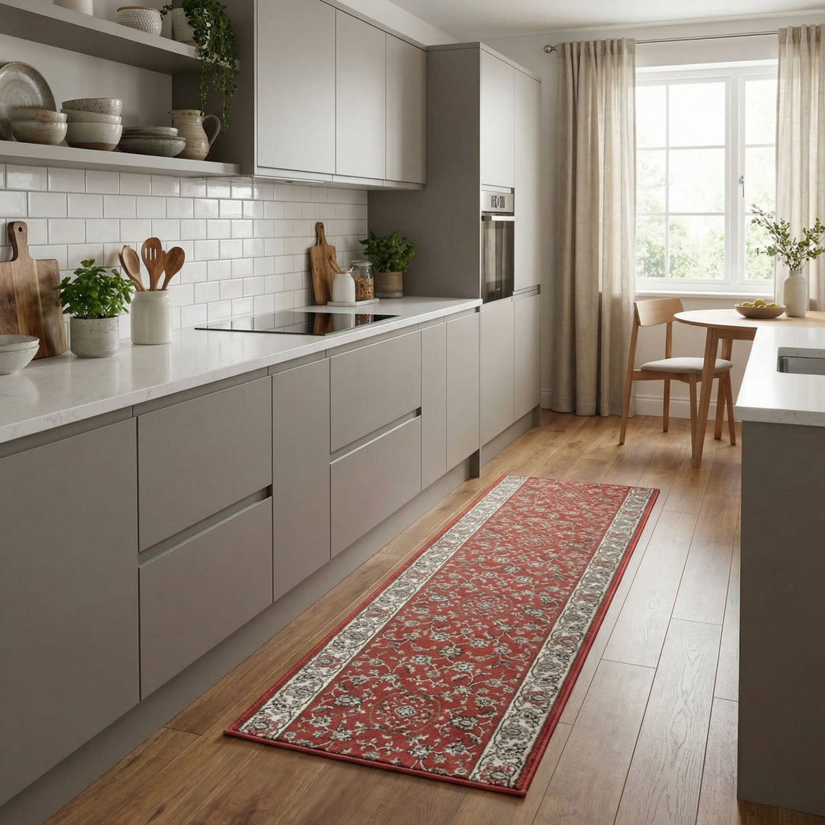 Heirloom Rockland Cinnabar Navajo White Kitchen Runner