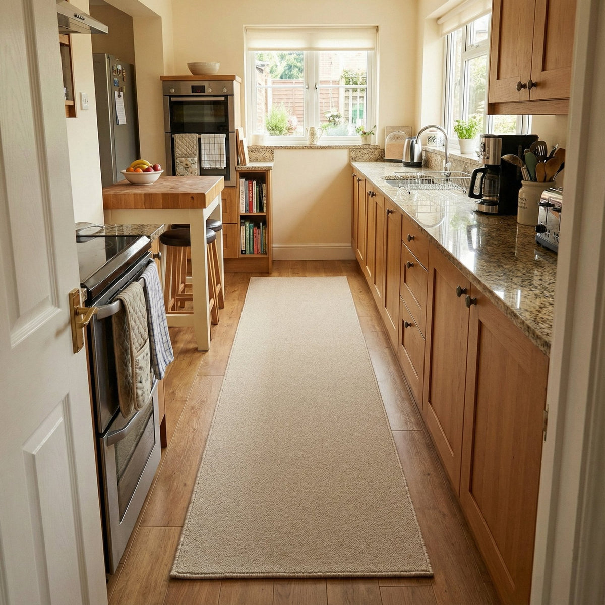 Rustique Ultra Wheat Kitchen Runner