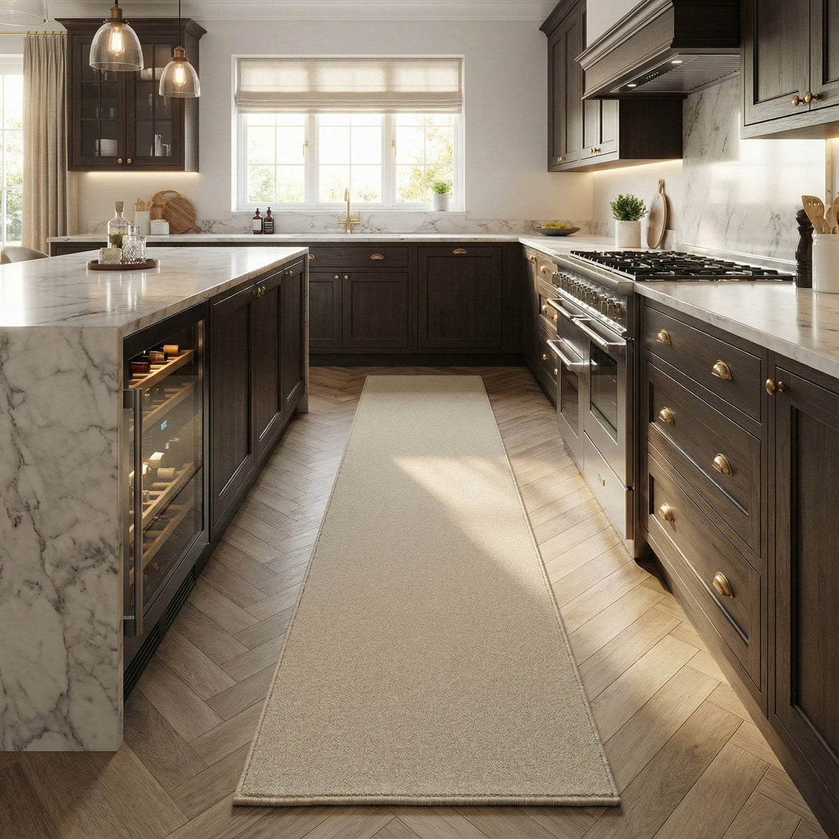 Rustique Ultra Wheat Kitchen Runner