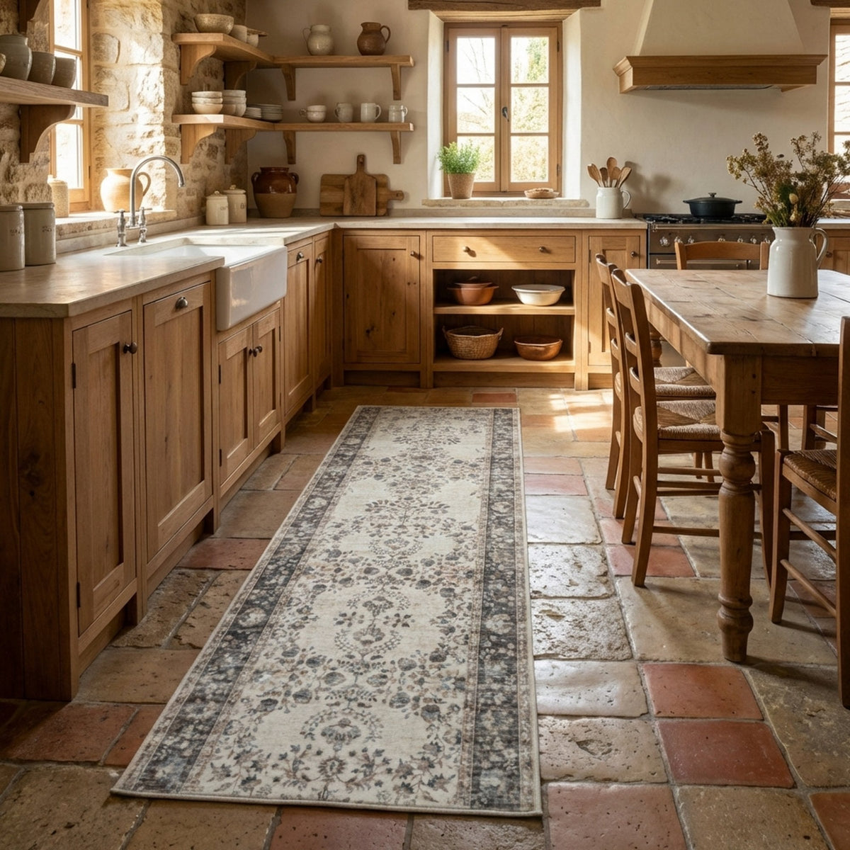 Teagan Multi Washable Kitchen Runner