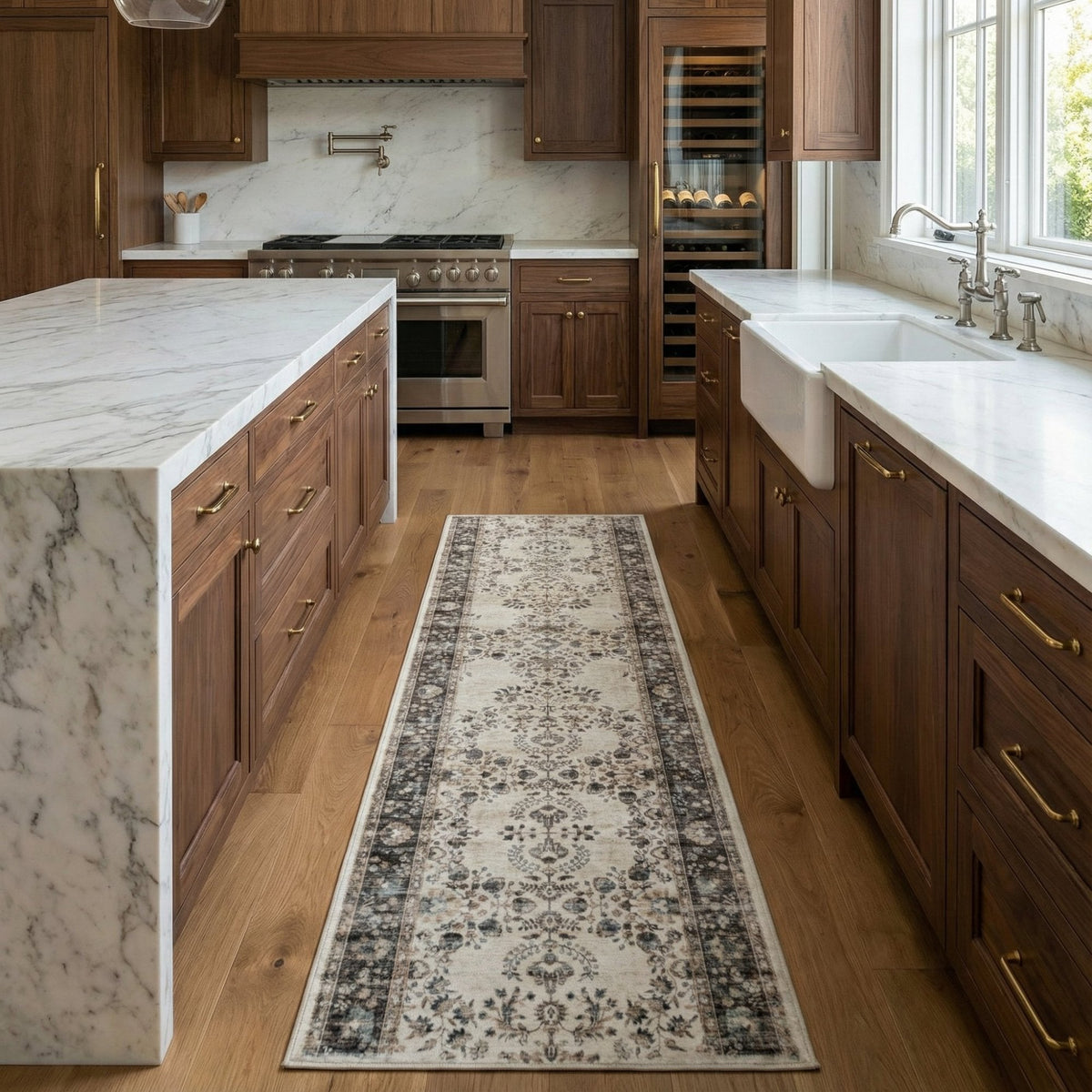 Teagan Multi Washable Kitchen Runner