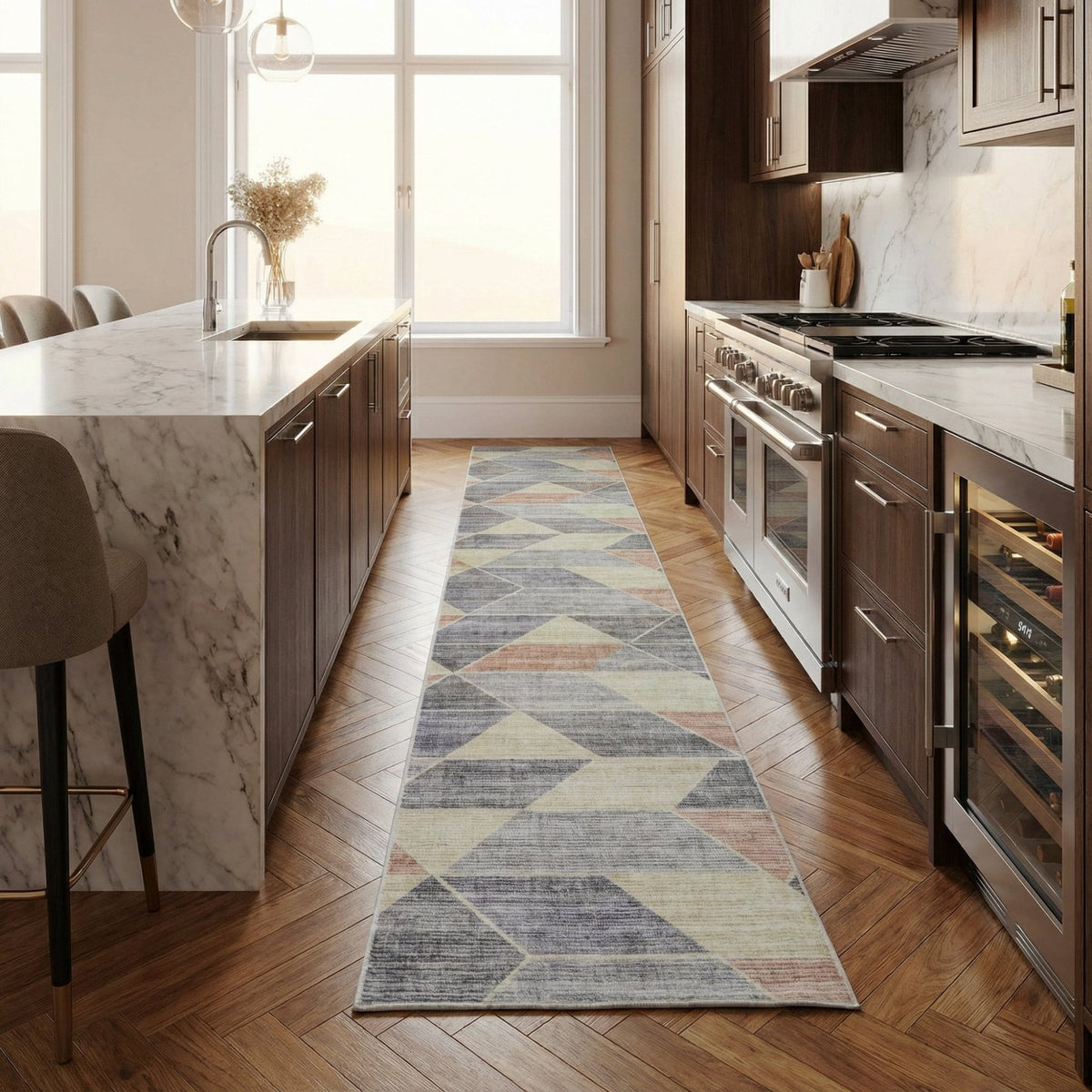 Shamir Multi Washable Kitchen Runner