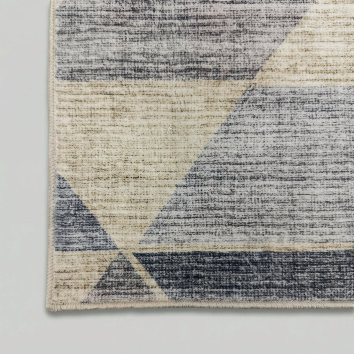 Shamir Grey/Ivory Washable Kitchen Runner