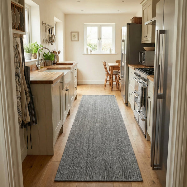 Stripes Gray Kitchen Runner