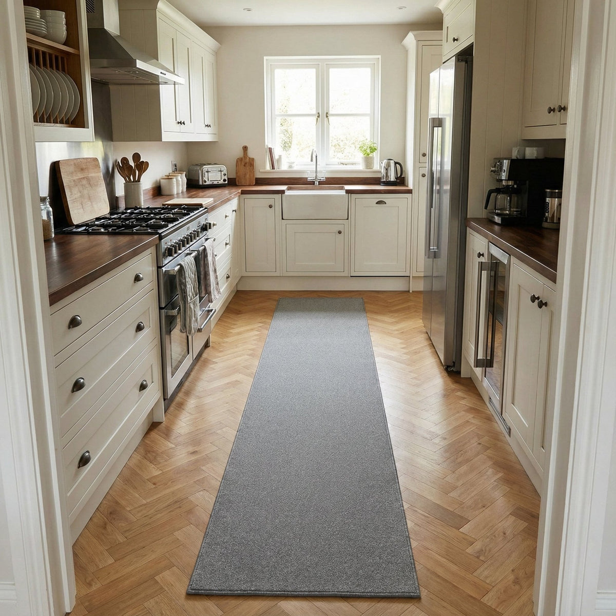 Ultra French Grey Kitchen Runner