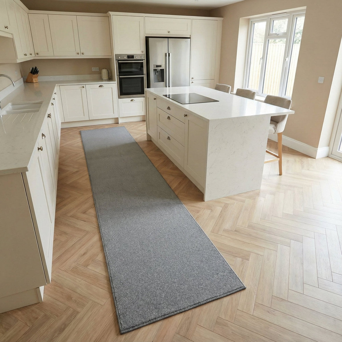Ultra French Grey Kitchen Runner