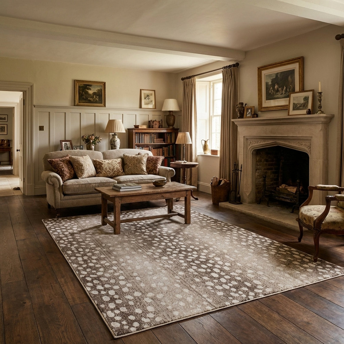 Adore Greige Whitecap Area Rug