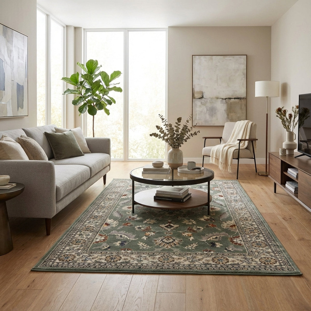Canyon Spring Alabaster Area Rug