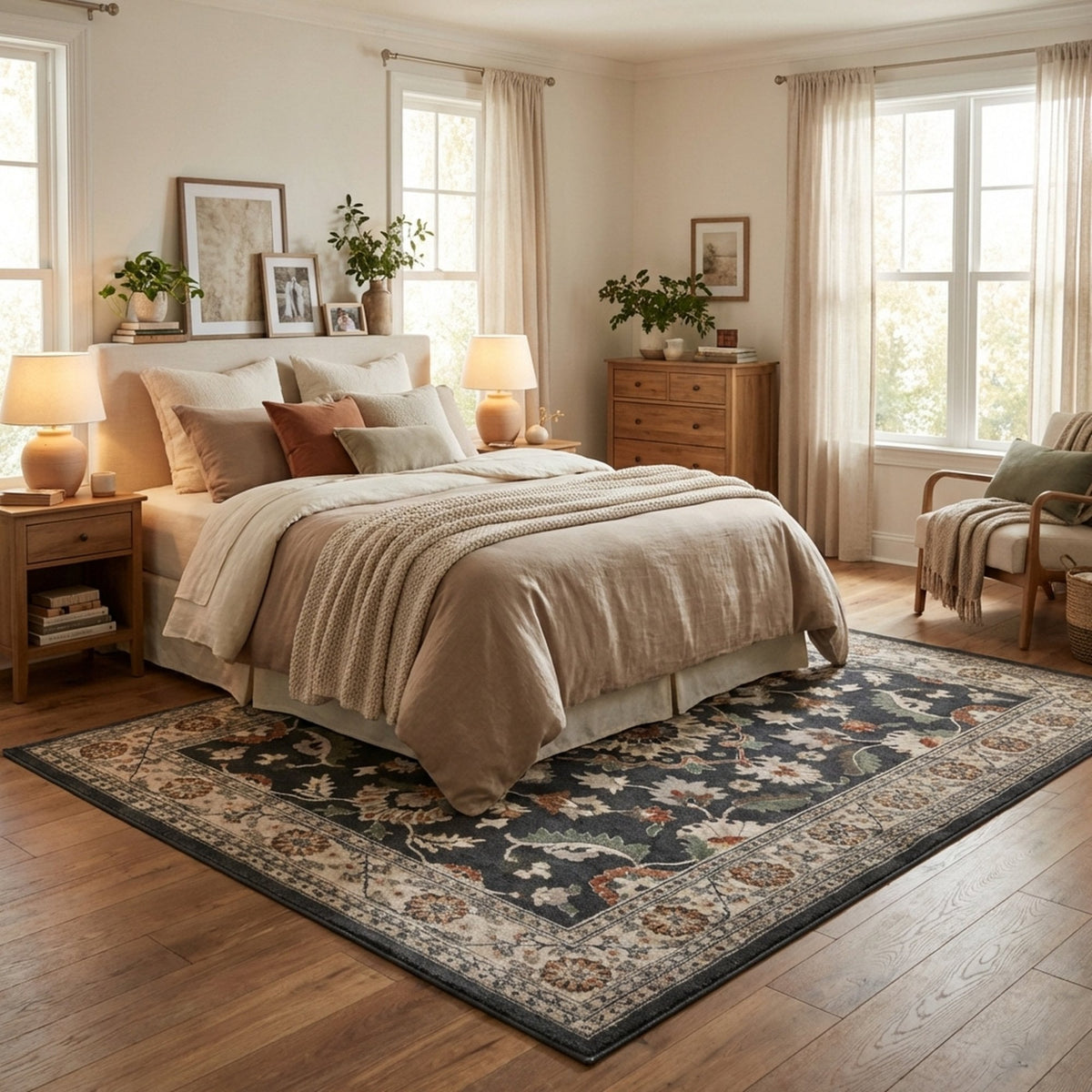 Canyon Vintage Blue Storm Area Rug
