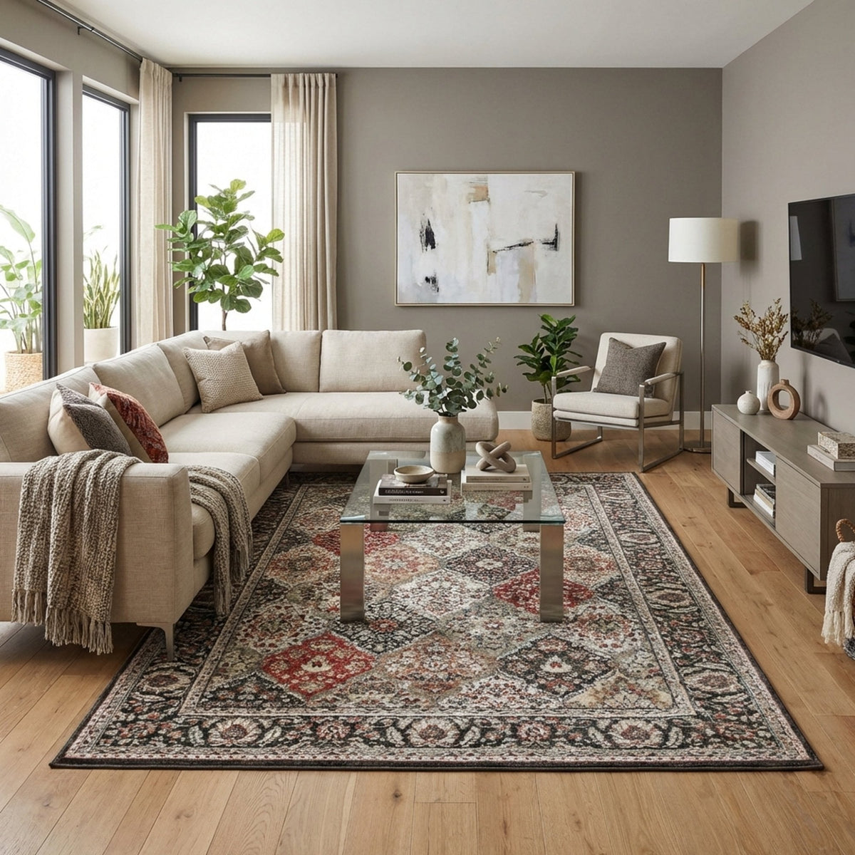Heirloom Abbey Multi Area Rug