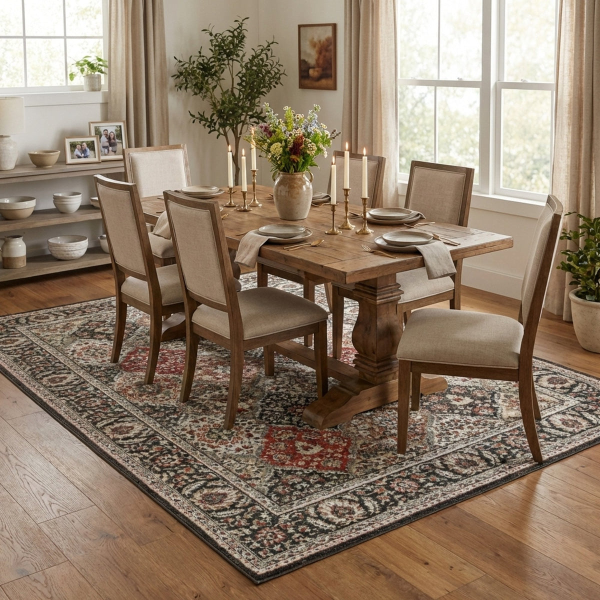 Heirloom Abbey Multi Area Rug