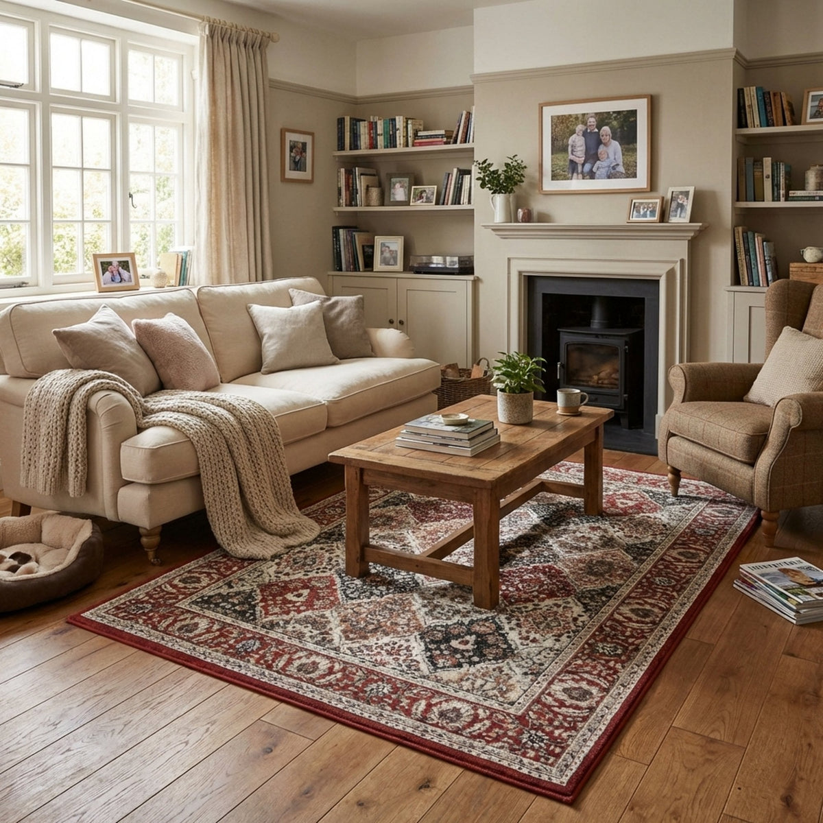 Heirloom Cinnabar Multi Area Rug