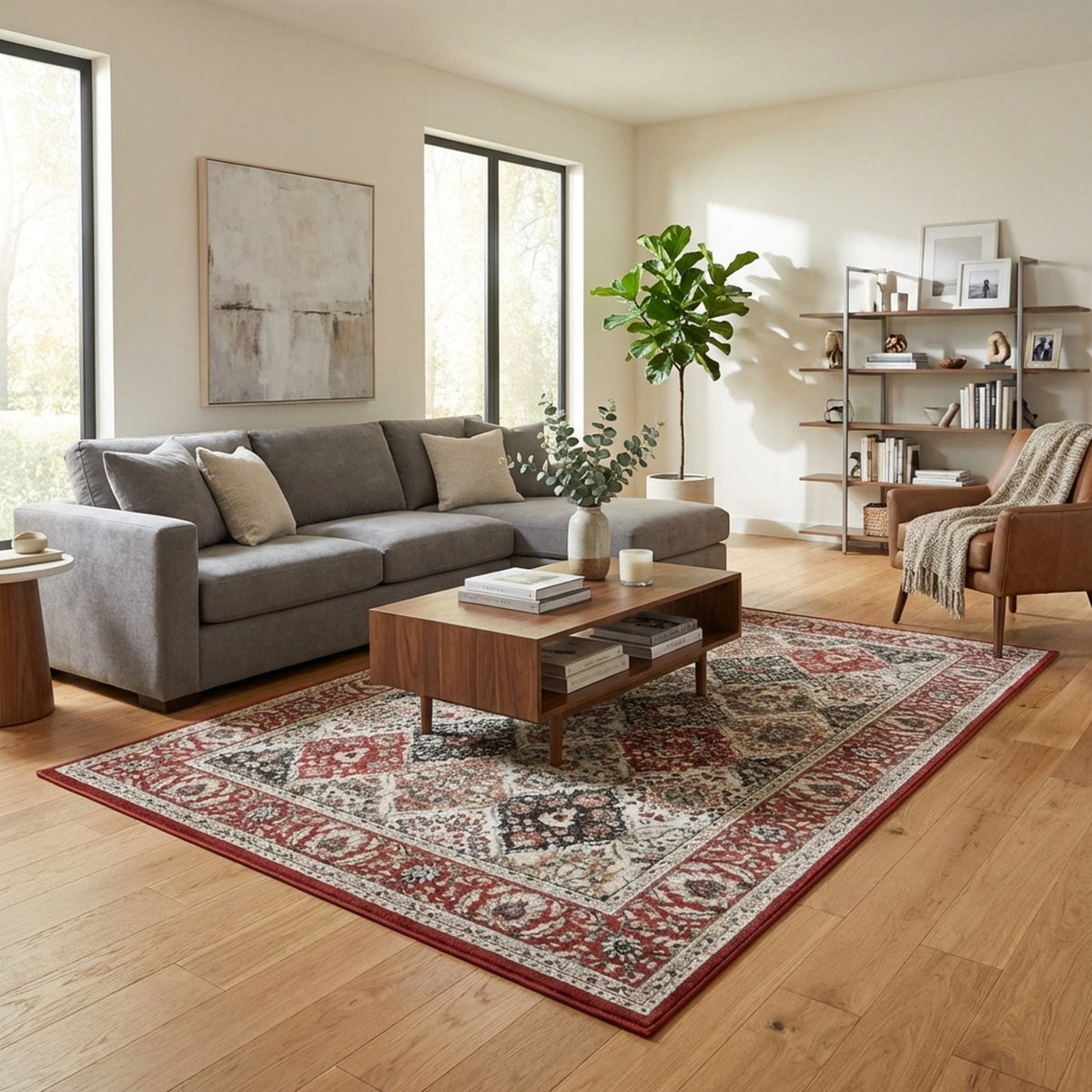 Heirloom Cinnabar Multi Area Rug