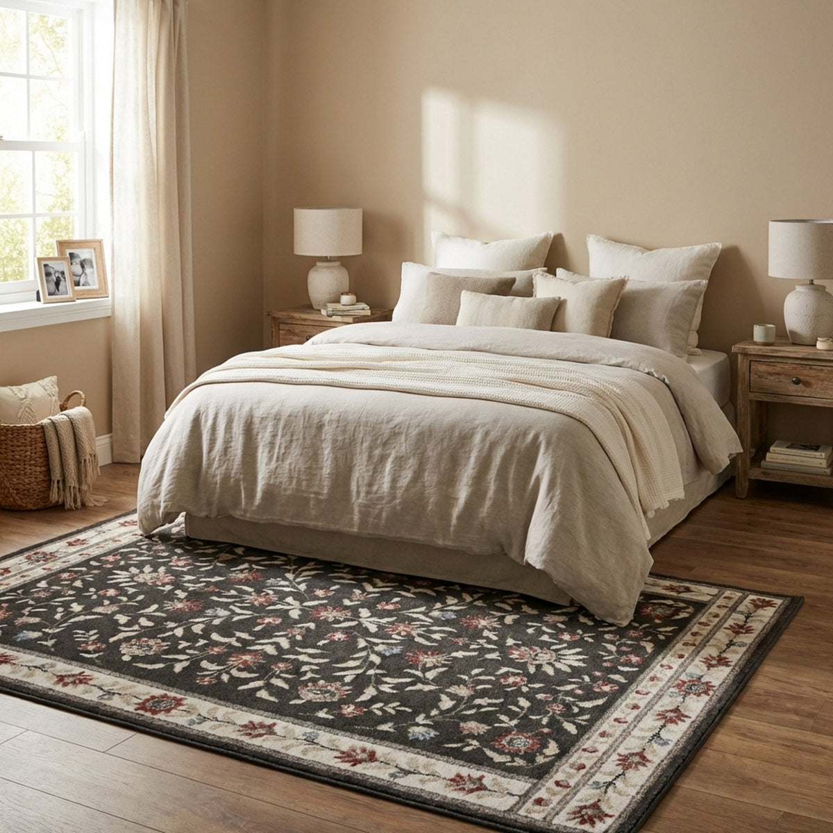 Heirloom Dorothea Abbey Navajo White Area Rug
