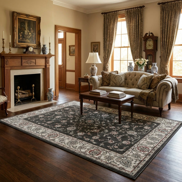 Heirloom Rockland Abbey Navajo White Area Rug