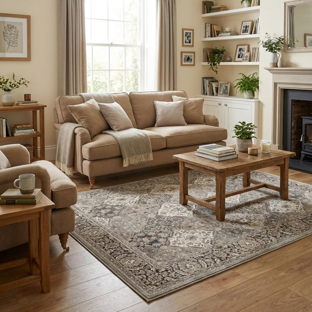Clearwater Chalk Gunmetal Area Rug