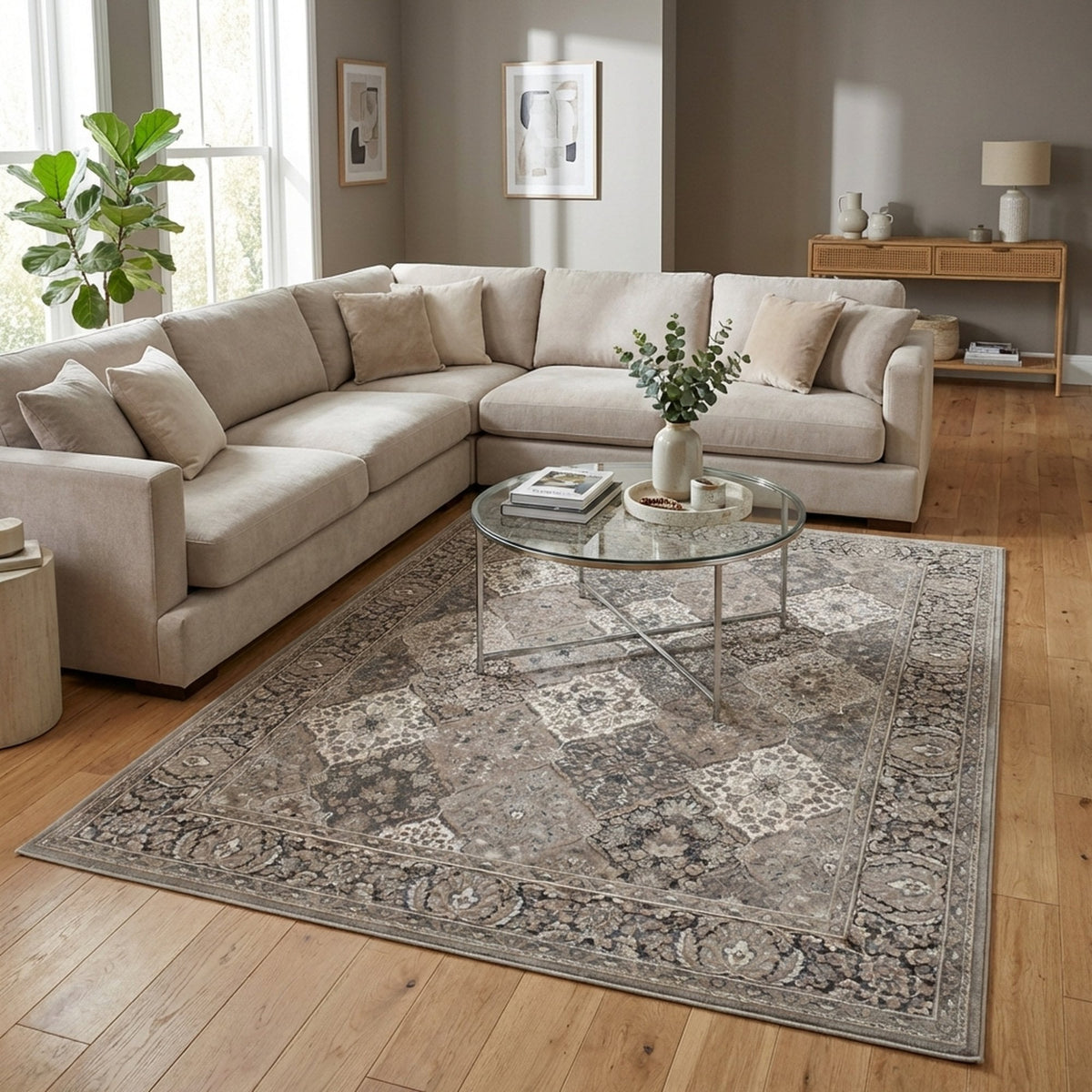 Clearwater Chalk Gunmetal Area Rug