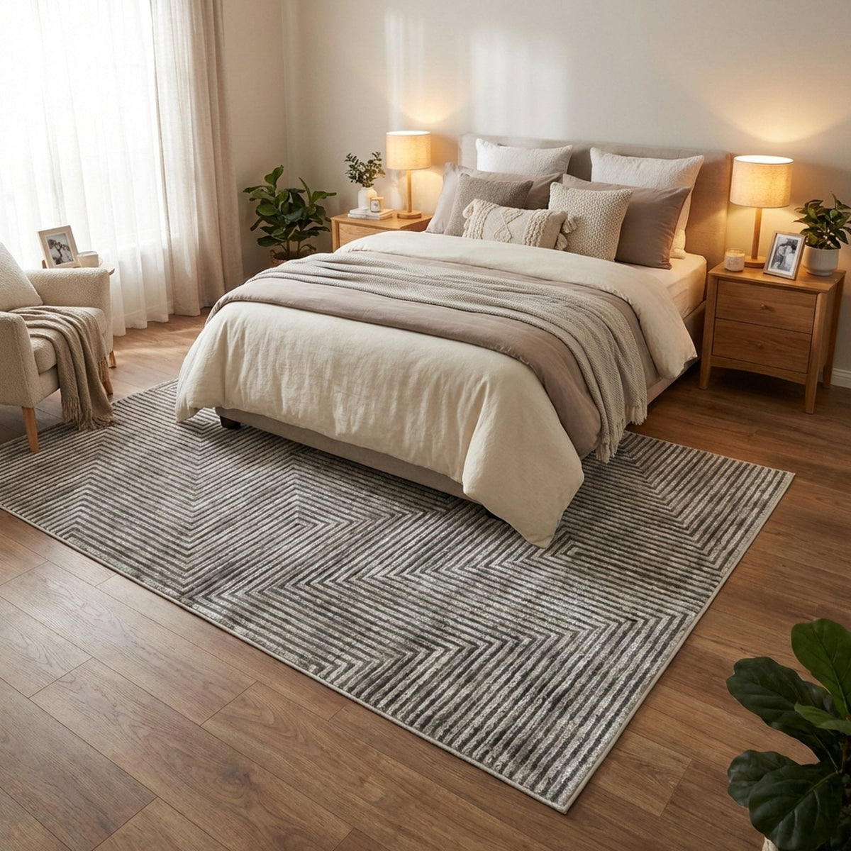 Landscape Pumice Smoke Area Rug