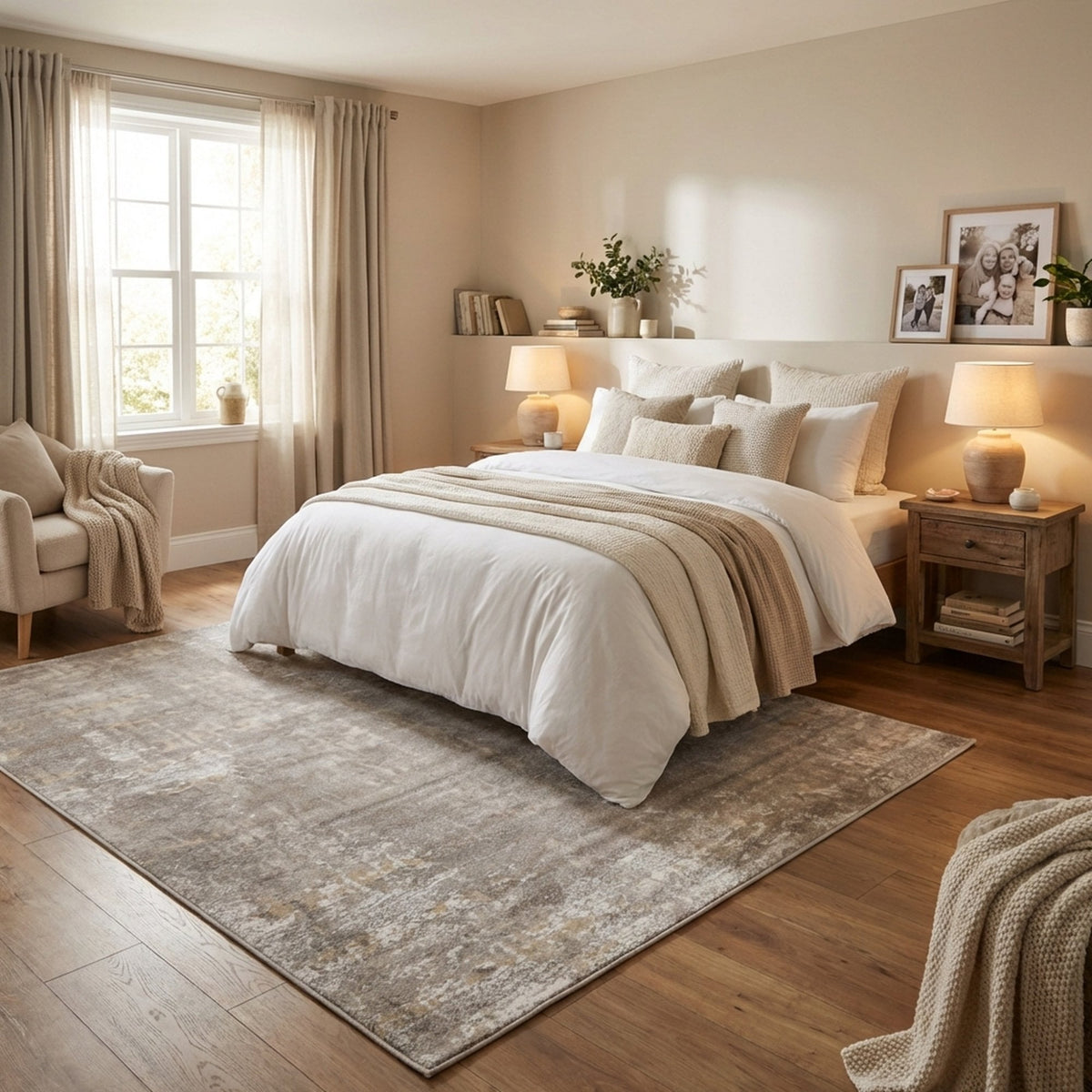 Landscape Pumice Shell Area Rug