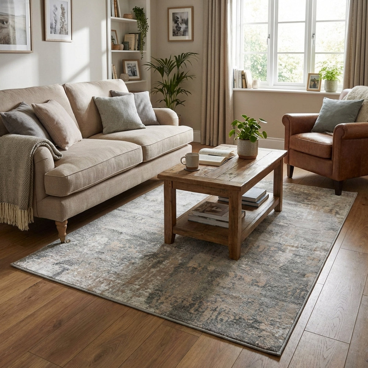 Landscape Fion Harbor Salt Area Rug