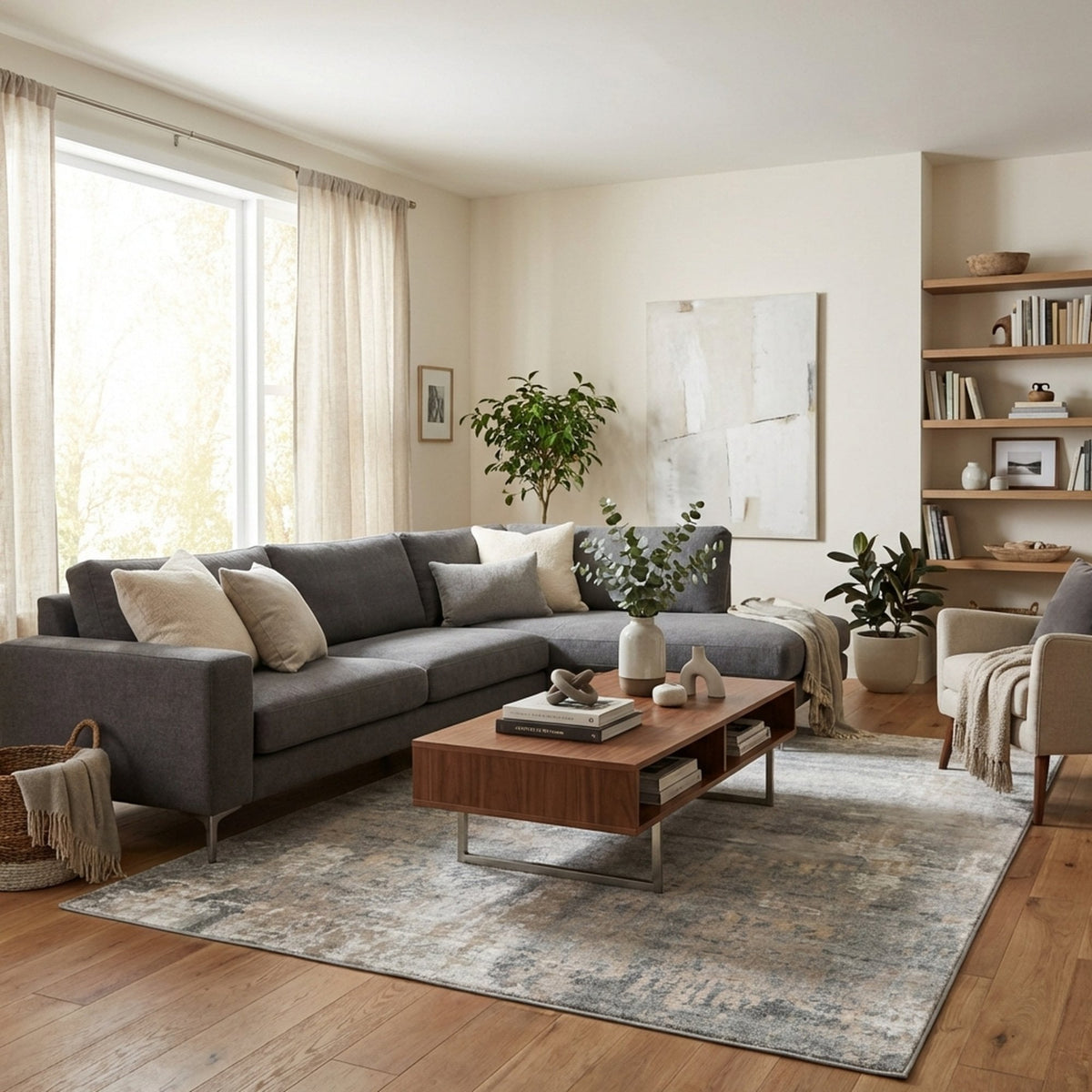 Landscape Fion Harbor Salt Area Rug