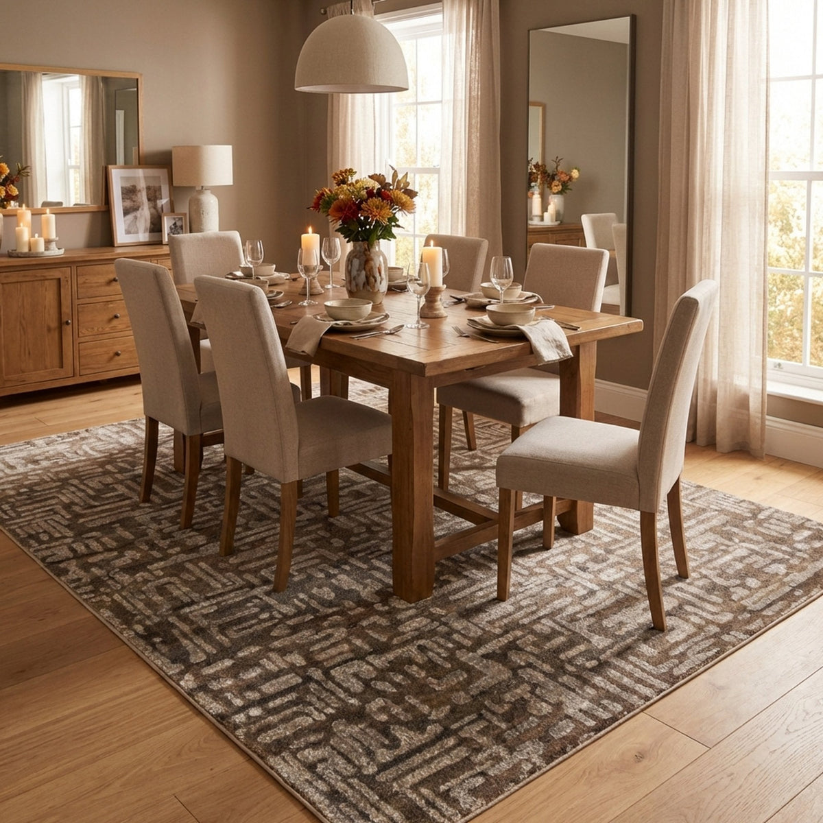 Adore Tile Greige Area Rug